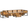 Set de sofás de jardín con cojines 7 pzas madera maciza acacia by , Garden sets - Ref: Foro24-3214915, Price: 951,96 €, Disco...