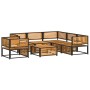 Set de sofás de jardín con cojines 7 pzas madera maciza acacia by , Garden sets - Ref: Foro24-3214884, Price: 992,48 €, Disco...