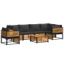 Set de sofás de jardín con cojines 7 pzas madera maciza acacia by , Garden sets - Ref: Foro24-3214886, Price: 992,48 €, Disco...