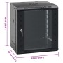 Armario rack de servidores de pared 12U 19" IP20 53x40x30 cm by , Network storage systems - Ref: Foro24-30262, Price: 102,35 ...
