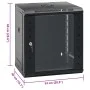 Armario rack de servidores de pared 12U 19" IP20 53x40x30 cm by , Network storage systems - Ref: Foro24-30262, Price: 114,97 ...
