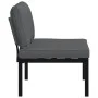 Banco de jardín con cojines aluminio negro by , garden benches - Ref: Foro24-4008570, Price: 177,29 €, Discount: %