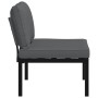 Banco de jardín con cojines aluminio negro by , garden benches - Ref: Foro24-4008570, Price: 177,29 €, Discount: %