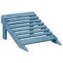 Silla Adirondack con otomana madera maciza de abeto azul by , Garden chairs - Ref: Foro24-4007242, Price: 102,20 €, Discount: %