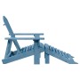 Adirondack-Stuhl mit massiver Blaufichte und Ottomane von , Gartenstühle - Ref: Foro24-4007242, Preis: 109,58 €, Rabatt: %