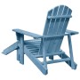 Adirondack-Stuhl mit massiver Blaufichte und Ottomane von , Gartenstühle - Ref: Foro24-4007242, Preis: 109,58 €, Rabatt: %