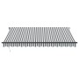 Toldo retráctil automático luz LED antracita y blanco 400x300cm by , Awnings - Ref: Foro24-3310233, Price: 587,87 €, Discount: %