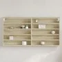 Vitrina de madera de ingeniería roble Sonoma 100x8,5x50 cm de , Estantes y estanterías - Ref: Foro24-847949, Precio: 37,89 €,...