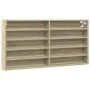 Vitrina de madera de ingeniería roble Sonoma 100x8,5x50 cm de , Estantes y estanterías - Ref: Foro24-847949, Precio: 37,89 €,...