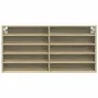 Vitrina de madera de ingeniería roble Sonoma 100x8,5x50 cm de , Estantes y estanterías - Ref: Foro24-847949, Precio: 37,89 €,...