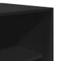 Schwarzer Holzschrank aus Ingenieurholz 80x50x200 cm von , Kleiderschränke - Ref: Foro24-3307694, Preis: 165,85 €, Rabatt: %