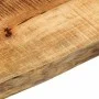 Tablero de mesa borde natural madera maciza mango 160x20x2,5 cm by , Table tops - Ref: Foro24-370328, Price: 52,41 €, Discoun...