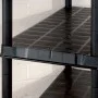 5-stöckiges Ablageregal aus schwarzem Kunststoff 91,5x45,7x185 cm von vidaXL, Industrieregale - Ref: Foro24-147686, Preis: 84...