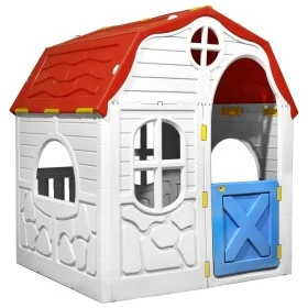 Casita de juegos plegable para niños con puertas y ventanas de vidaXL, Casitas infantiles - Ref: Foro24-92577, Precio: 220,12...