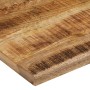 Massivholz-Tischplatte mit natürlicher Kante aus Mangoholz 90x80x2,5 cm. von , Tischplatten - Ref: Foro24-370363, Preis: 93,6...