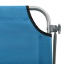 Tumbona con toldo de acero acero azul de vidaXL, Tumbonas - Ref: Foro24-310336, Precio: 79,59 €, Descuento: %