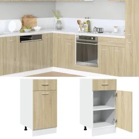 Unterschrank aus Eichenfurnier, 40x46x81,5 cm. von , Küchenschränke - Ref: Foro24-847493, Preis: 90,93 €, Rabatt: %