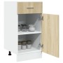 Unterschrank aus Eichenfurnier, 40x46x81,5 cm. von , Küchenschränke - Ref: Foro24-847493, Preis: 81,15 €, Rabatt: %