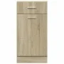 Unterschrank aus Eichenfurnier, 40x46x81,5 cm. von , Küchenschränke - Ref: Foro24-847493, Preis: 90,93 €, Rabatt: %