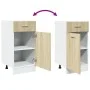 Unterschrank aus Eichenfurnier, 40x46x81,5 cm. von , Küchenschränke - Ref: Foro24-847493, Preis: 90,93 €, Rabatt: %