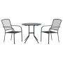 Sillas jardín apilables 3 pzas acero recubrimiento polvo gris by , Garden sets - Ref: Foro24-3283756, Price: 216,42 €, Discou...