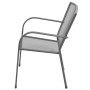 Sillas jardín apilables 3 pzas acero recubrimiento polvo gris by , Garden sets - Ref: Foro24-3283756, Price: 216,42 €, Discou...
