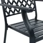 Stapelbare Gartenstühle, 3-teilig, aus Stahl mit grauer Pulverbeschichtung. von , Gartensets - Ref: Foro24-3283768, Preis: 24...