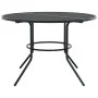 Set aus 7 Gartenstühlen mit verstellbarer Rückenlehne, aus anthrazitfarbenem Stahl. von , Gartensets - Ref: Foro24-3283763, P...