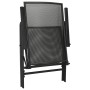 Set de sillas jardín reclinables 7 piezas acero antracita by , Garden sets - Ref: Foro24-3283763, Price: 465,81 €, Discount: %