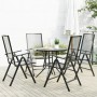 Set aus 5 verstellbaren Gartenstühlen aus anthrazitfarbenem Stahl von , Gartensets - Ref: Foro24-3283761, Preis: 294,19 €, Ra...