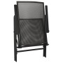 Set de sillas jardín reclinables 5 piezas acero antracita by , Garden sets - Ref: Foro24-3283761, Price: 294,19 €, Discount: %