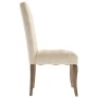 Esszimmerstühle, 6 Stück, Stoff mit Leinenoptik in Beige. von , Essstühle - Ref: Foro24-3309176, Preis: 901,96 €, Rabatt: %