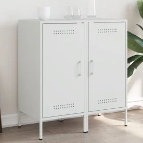Aparadores 2 unidades acero blanco 36x39x79 cm by , Sideboards - Ref: Foro24-843023, Price: 108,71 €, Discount: %