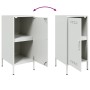 Vitrinen 2 Stück weißer Stahl 36x39x79 cm von , Sideboards - Ref: Foro24-843023, Preis: 129,30 €, Rabatt: %