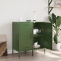 Regale 2 Einheiten Olivengrüne Stahlschränke 36x39x79 cm. von , Sideboards - Ref: Foro24-843021, Preis: 129,30 €, Rabatt: %