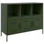 Olivenfarbener Stahlschrank 100,5x39x79 cm von , Sideboards - Ref: Foro24-843094, Preis: 164,68 €, Rabatt: %