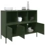 Aparador acero verde oliva 100,5x39x79 cm de , Aparadores - Ref: Foro24-843094, Precio: 164,68 €, Descuento: %
