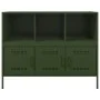 Olivenfarbener Stahlschrank 100,5x39x79 cm von , Sideboards - Ref: Foro24-843094, Preis: 164,68 €, Rabatt: %