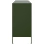 Aparador acero verde oliva 100,5x39x79 cm by , Sideboards - Ref: Foro24-843094, Price: 128,85 €, Discount: %