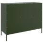Aparador acero verde oliva 100,5x39x79 cm by , Sideboards - Ref: Foro24-843094, Price: 128,85 €, Discount: %