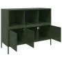 Olivenfarbener Stahlschrank 100,5x39x79 cm von , Sideboards - Ref: Foro24-843094, Preis: 164,68 €, Rabatt: %