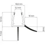Sealskin Borde parada de agua para puerta de ducha de vidrio de Sealskin, Artículos de ducha - Ref: Foro24-432043, Precio: 29...