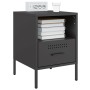 Mesita de noche acero negro 36x39x50,5 cm by , Nightstands - Ref: Foro24-843054, Price: 59,33 €, Discount: %