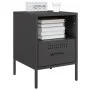 Mesita de noche acero negro 36x39x50,5 cm de , Mesitas de noche - Ref: Foro24-843054, Precio: 58,65 €, Descuento: %