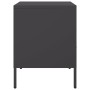 Mesita de noche acero negro 36x39x50,5 cm by , Nightstands - Ref: Foro24-843054, Price: 59,33 €, Discount: %