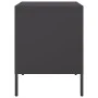 Mesita de noche acero negro 36x39x50,5 cm de , Mesitas de noche - Ref: Foro24-843054, Precio: 58,65 €, Descuento: %
