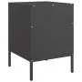 Mesita de noche acero negro 36x39x50,5 cm de , Mesitas de noche - Ref: Foro24-843054, Precio: 58,65 €, Descuento: %