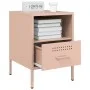 Mesita de noche acero rosa 36x39x50,5 cm by , Nightstands - Ref: Foro24-843056, Price: 62,04 €, Discount: %