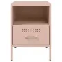 Mesita de noche acero rosa 36x39x50,5 cm by , Nightstands - Ref: Foro24-843056, Price: 62,04 €, Discount: %