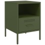 Nachttische, 2 Stück, Olivengrünes Stahl, 36x39x50,5 cm. von , Nachttische - Ref: Foro24-843063, Preis: 111,56 €, Rabatt: %